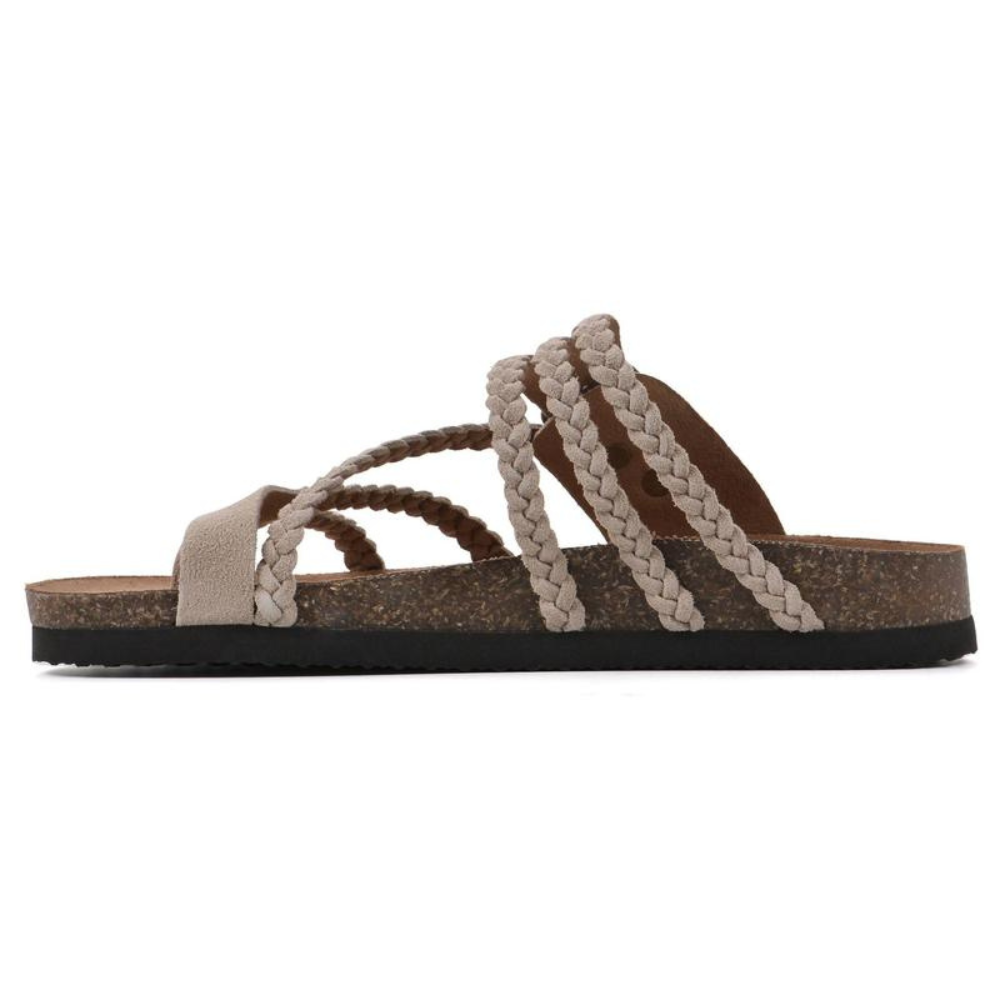 Sandalias Trenzadas en Corcho