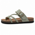 Sandalias Trenzadas en Corcho