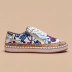 Zapatillas con Diseño Vintage Floral