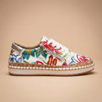 Zapatillas con Diseño Vintage Floral
