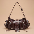Bolso Crossbody Motero con Remaches