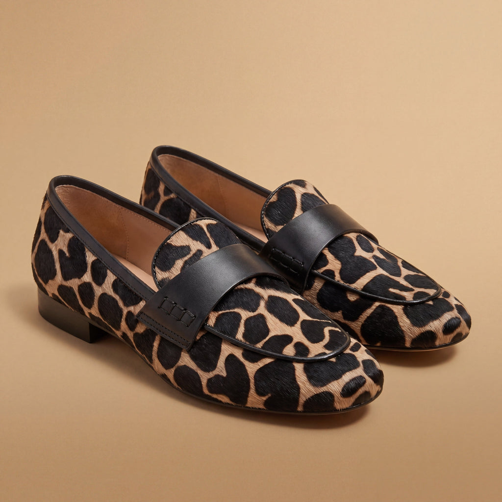 Léonie™ | Mocasín Leopardo
