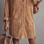 Vestido Midi de Pana Holgado