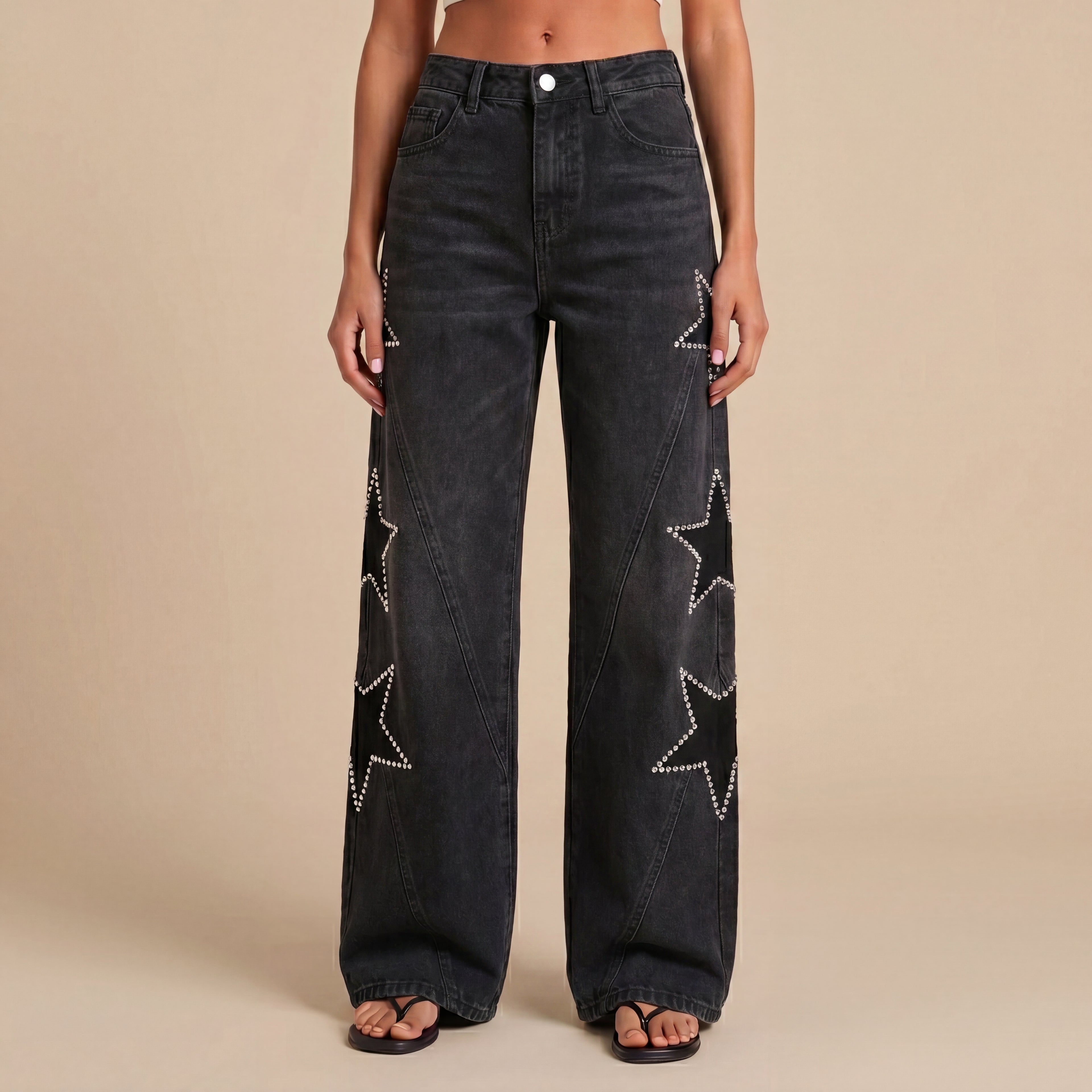 Melisa | Jeans Casual de Estrellas