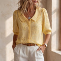 Blusa Bordada Floral