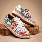 Zapatillas con Diseño Vintage Floral