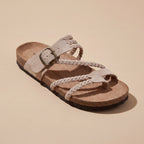Sandalias Trenzadas en Corcho