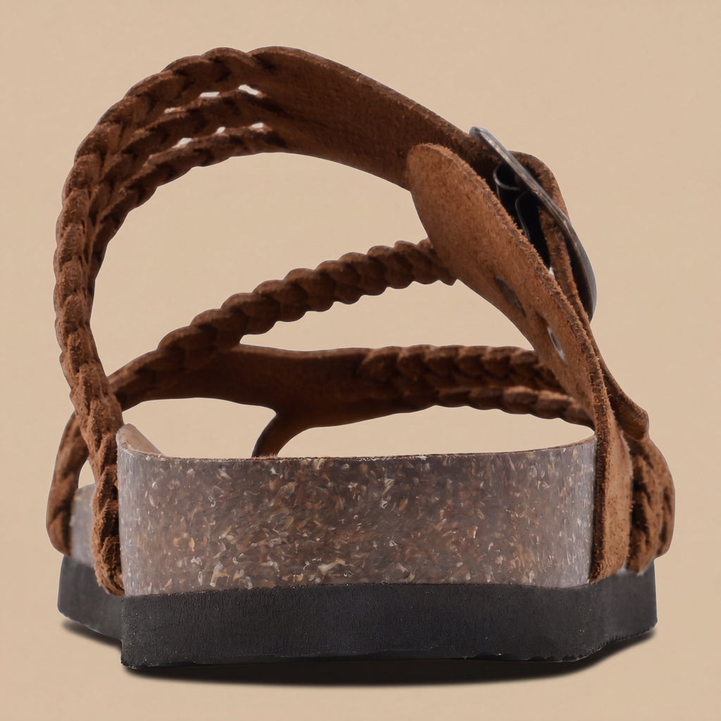 Sandalias Trenzadas en Corcho