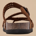 Sandalias Trenzadas en Corcho