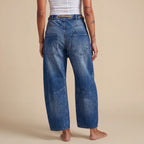 Margaret | Jeans Patchwork con Cuerda