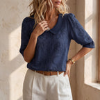 Blusa Bordada Floral