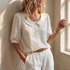 Blusa Bordada Floral