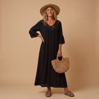 Vestido Playa Crochet Bohemio