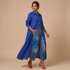 Céliane | Conjunto Vestido y Pantalón de Jean Ancho
