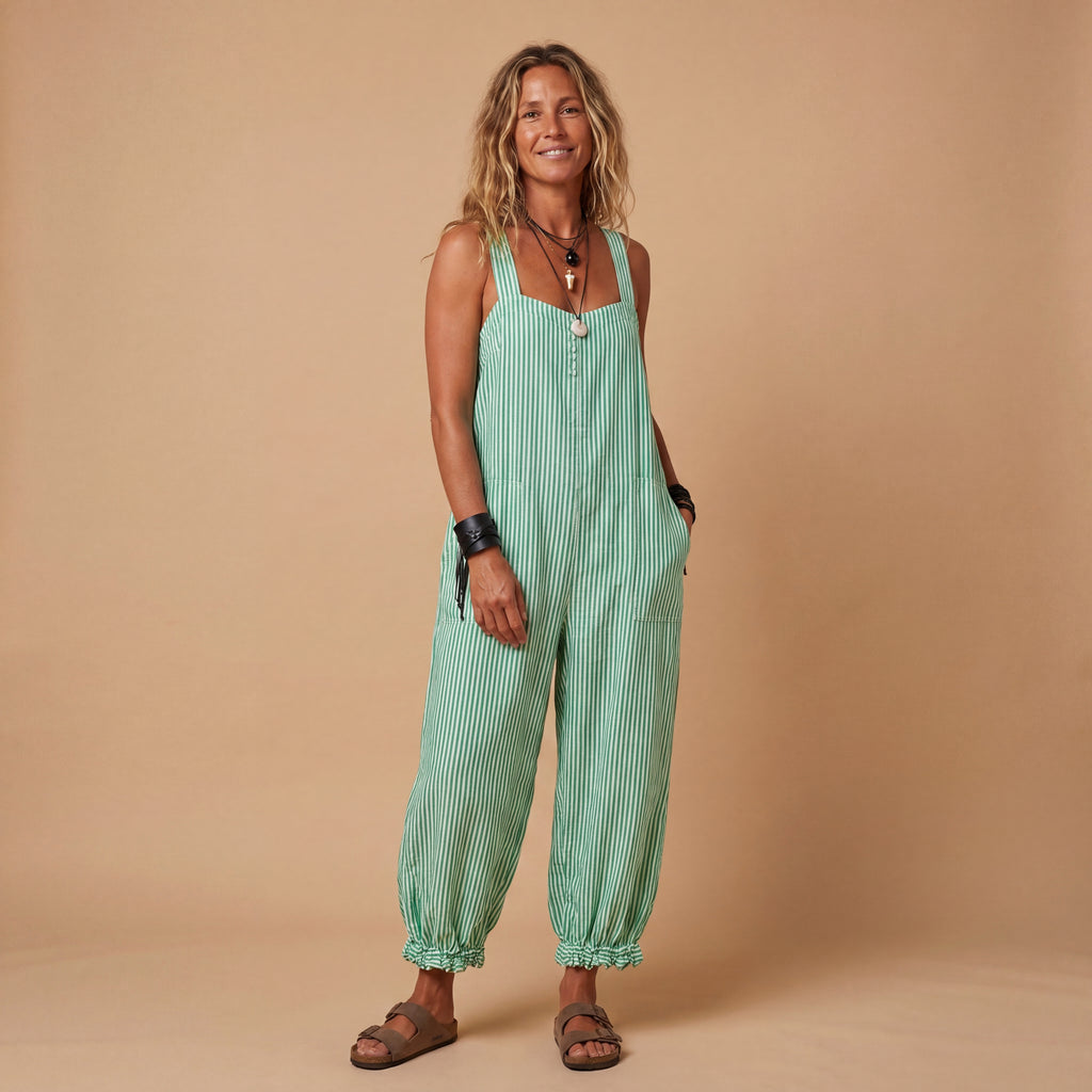 Elena | Mono Bohemio de Rayas