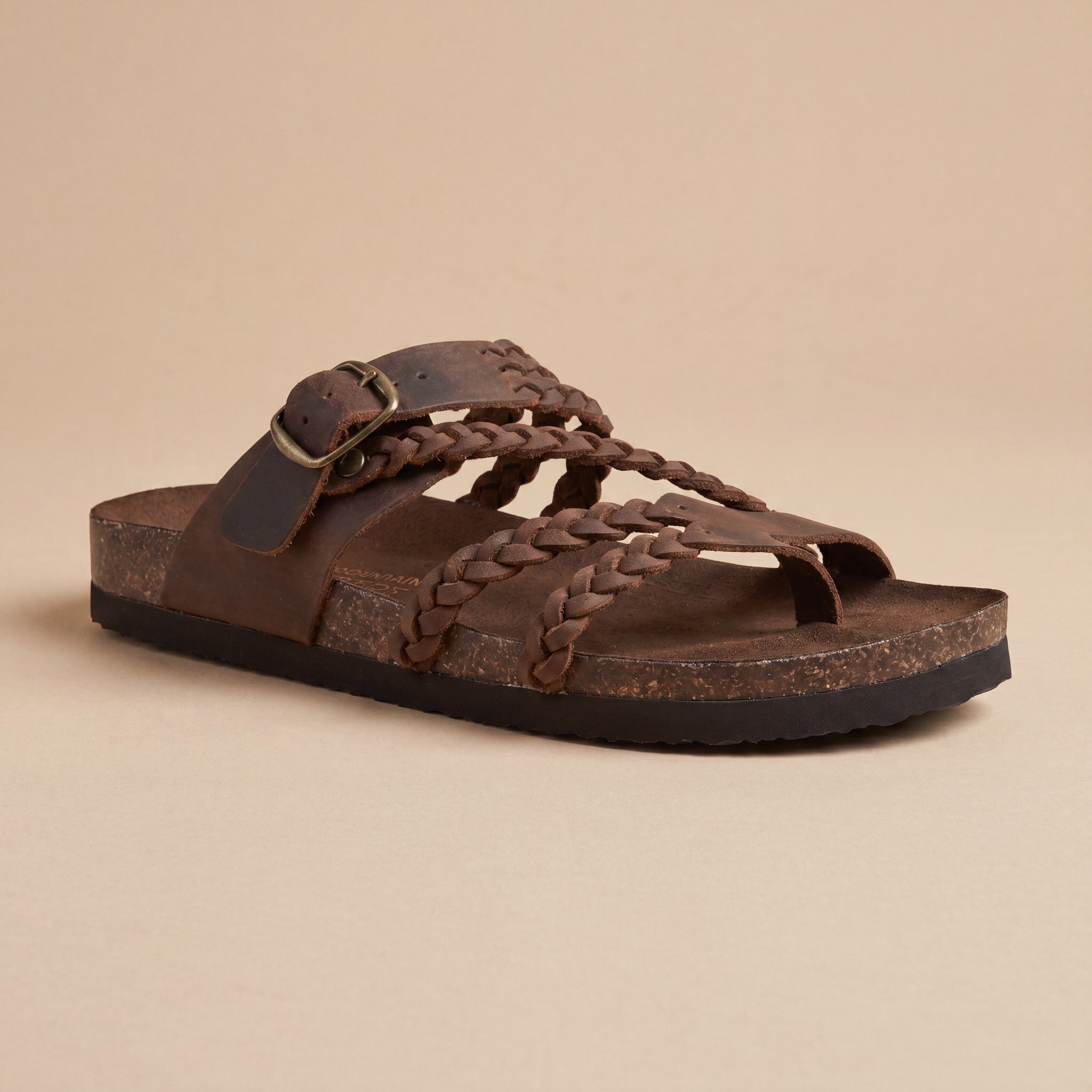 Sandalias Trenzadas en Corcho
