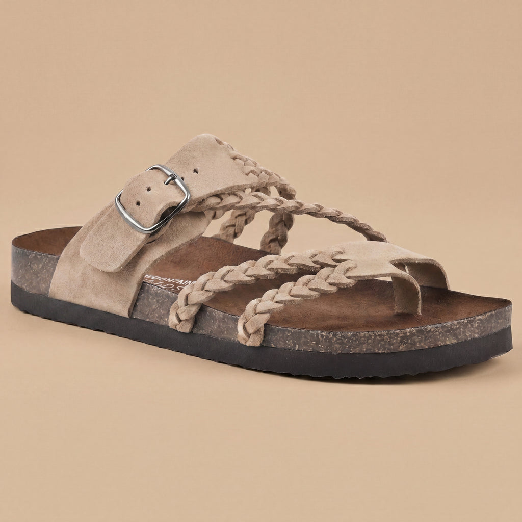 Sandalias Trenzadas en Corcho