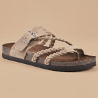 Sandalias Trenzadas en Corcho