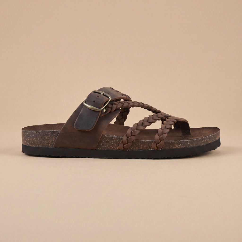 Sandalias Trenzadas en Corcho