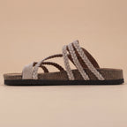 Sandalias Trenzadas en Corcho